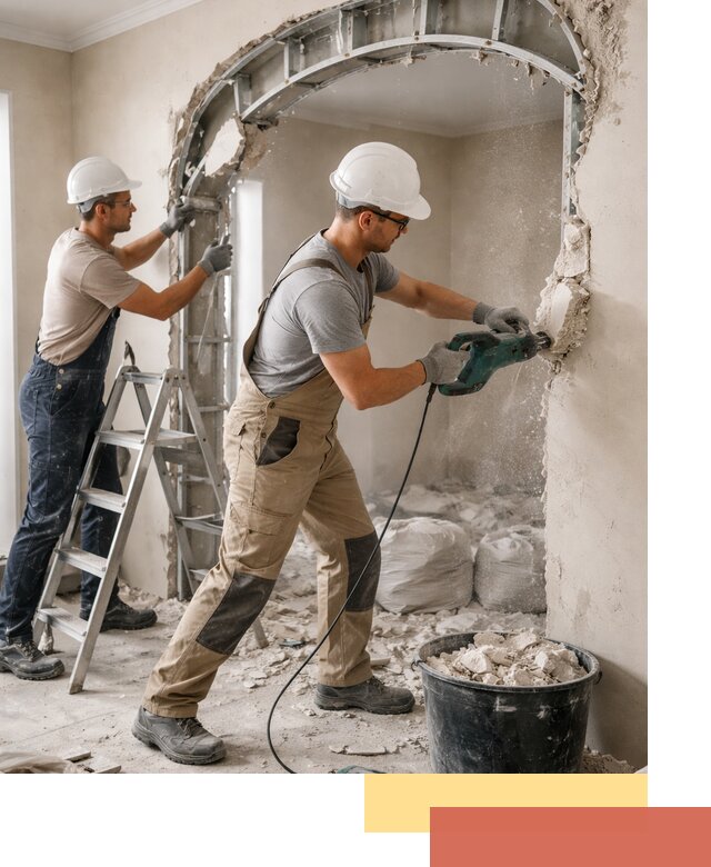 Демонтаж гипсокартонной арки в Саяногорске быстро и аккуратно