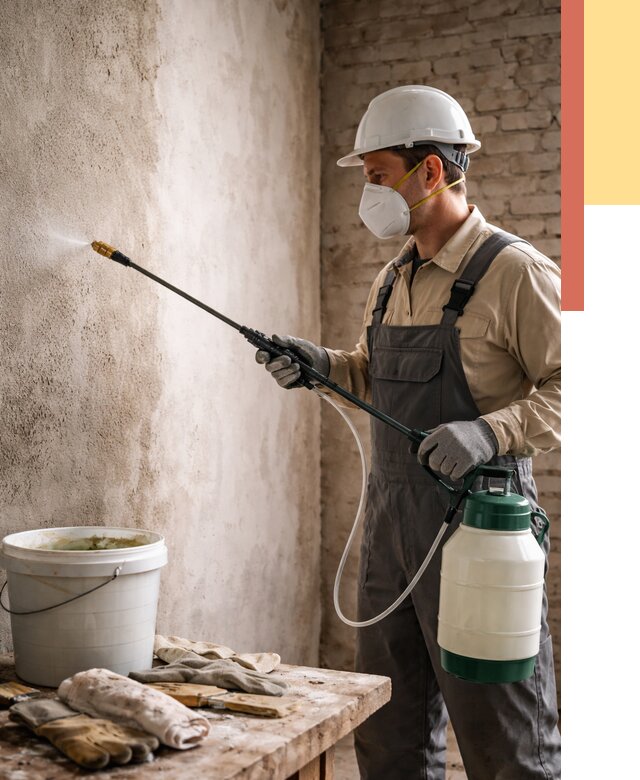 Антисептическая обработка стен в Саяногорске от 1229 руб. — быстро и недорого | ОТДЕЛОЧНИК-Снг