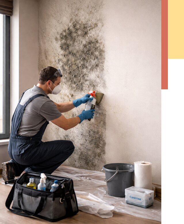 Удаление плесени со стен в Саяногорске от 2202 руб. — быстро и недорого | ОТДЕЛОЧНИК-Снг
