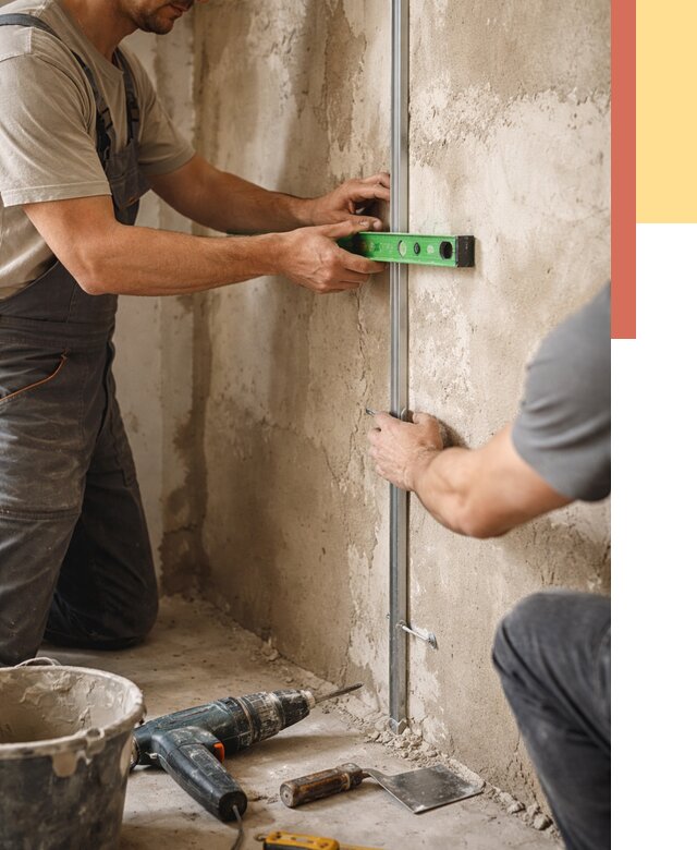 Установка штукатурных маяков в Саяногорске от 7170 руб. — быстро и недорого | ОТДЕЛОЧНИК-Снг