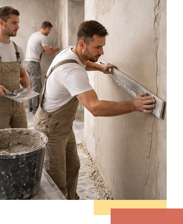 Штукатурка стен без маяков в Саяногорске быстро и качественно