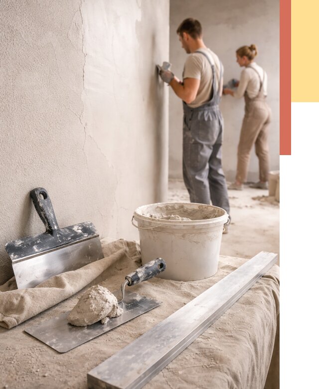 Штукатурка стен гипсовая в Саяногорске от 4609 руб/м2 — быстро и недорого | ОТДЕЛОЧНИК-Снг