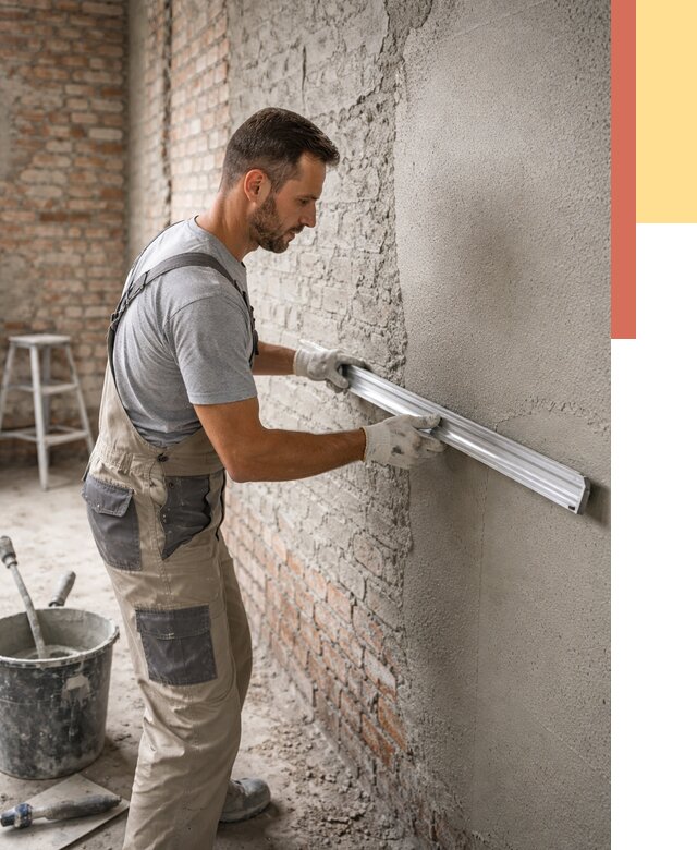 Штукатурка кирпичных стен в Саяногорске от 4609 руб/м2 — быстро и недорого | ОТДЕЛОЧНИК-Снг