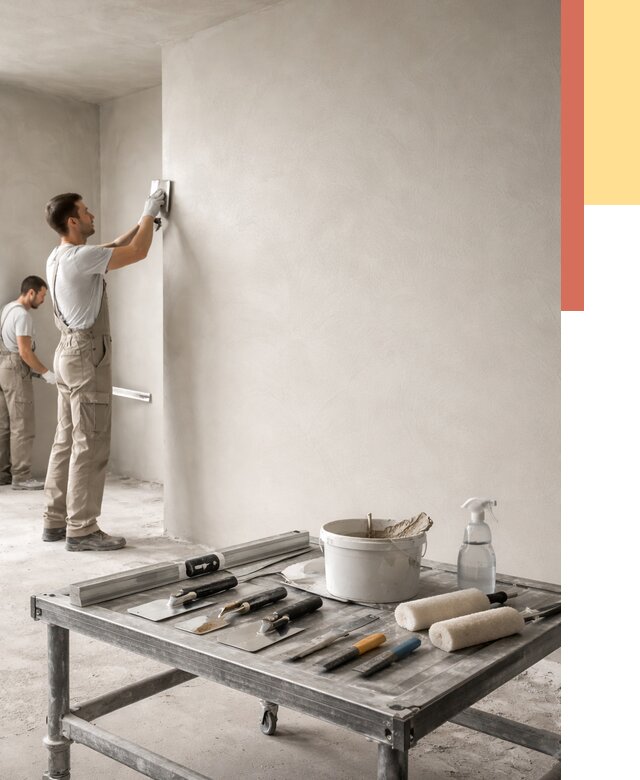 Штукатурка стен под покраску в Саяногорске от 4609 руб./м² — качественно и недорого | ОТДЕЛОЧНИК-Снг