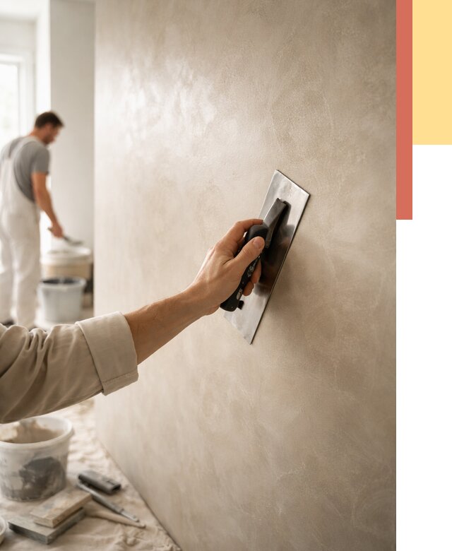 Венецианская штукатурка в Саяногорске от 3585 руб/м² — нанесение стен под ключ | ОТДЕЛОЧНИК-Снг