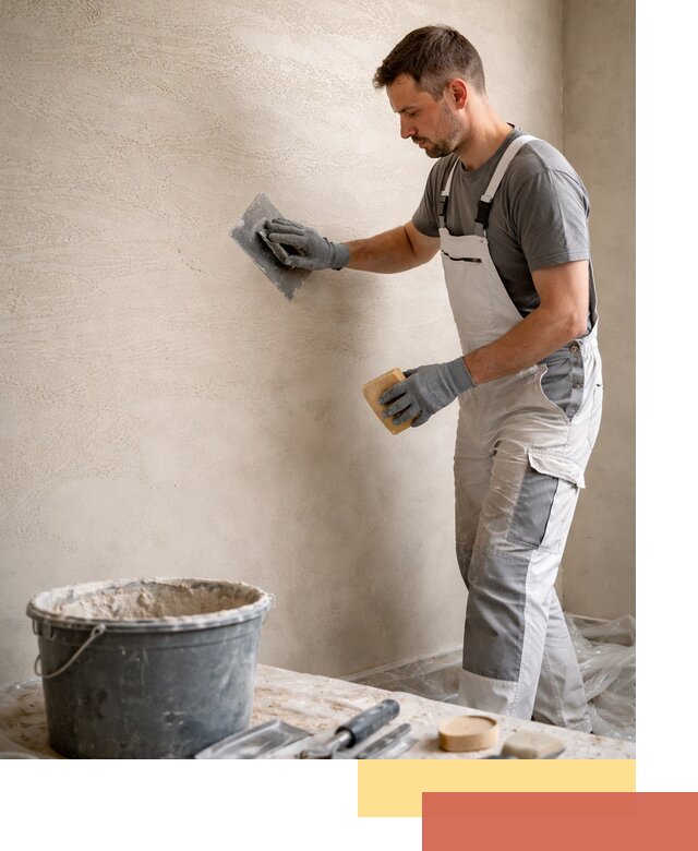 Декоративная штукатурка травертин в Саяногорске для стен и потолков