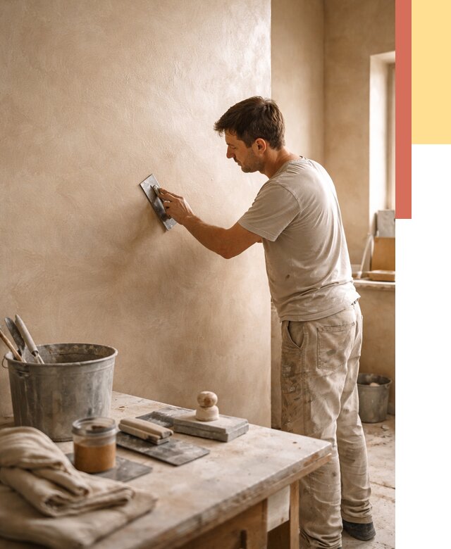 Марокканская штукатурка таделакт в Саяногорске под ключ от 4302 руб. | ОТДЕЛОЧНИК-Снг