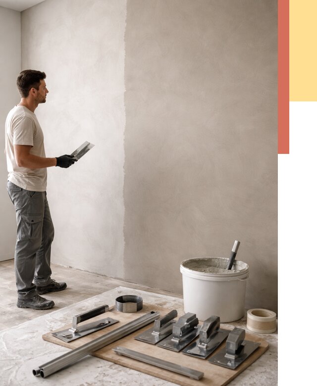 Нанесение микроцемента на стены в Саяногорске от 3278 руб./м2 под ключ | ОТДЕЛОЧНИК-Снг