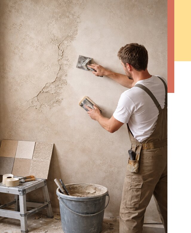 Ремонт декоративной штукатурки в Саяногорске от 4609 руб. под ключ | ОТДЕЛОЧНИК-Снг