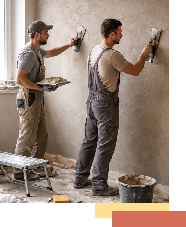 Ремонт декоративной штукатурки и восстановление фактуры в Саяногорске