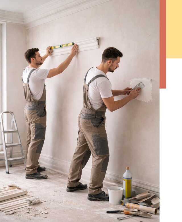 Монтаж лепнины на стены в Саяногорске от 4609 руб. — недорого, быстро | ОТДЕЛОЧНИК-Снг