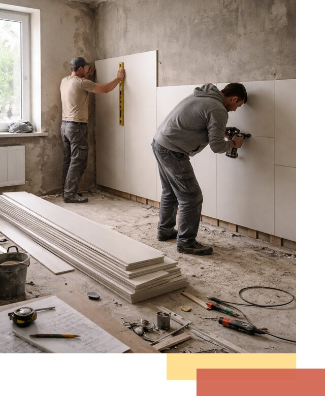 Монтаж ПВХ панелей на стены в Саяногорске качественно и быстро