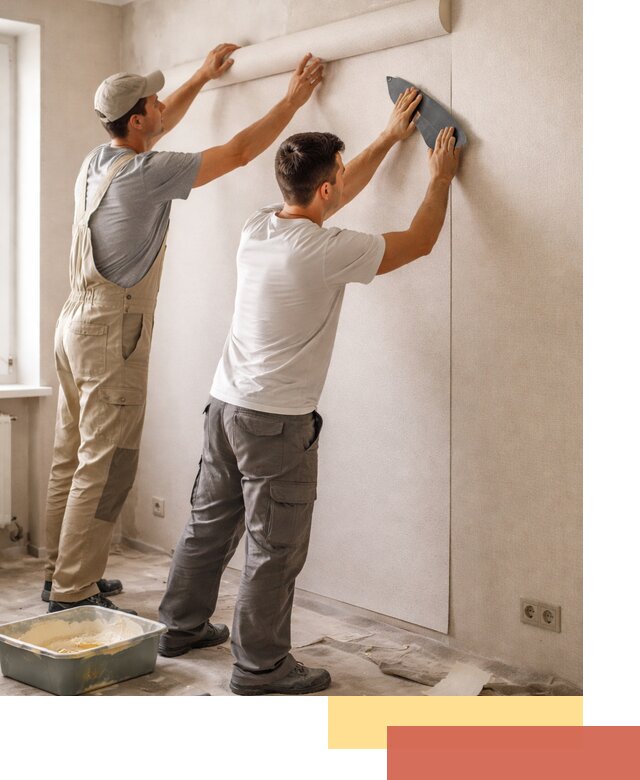 Поклейка виниловых обоев в Саяногорске профессионально и качественно