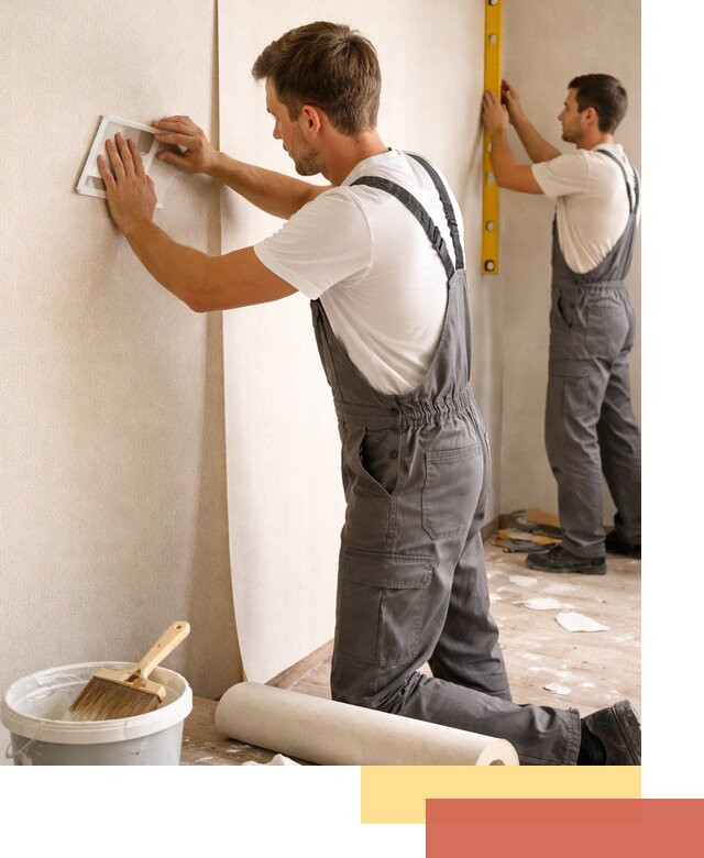 Поклейка бумажных обоев в Саяногорске качественно и недорого