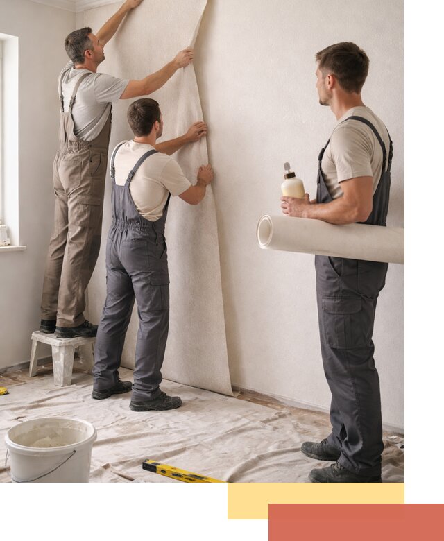 Оклейка стен обоями в Саяногорске — качественно и профессионально