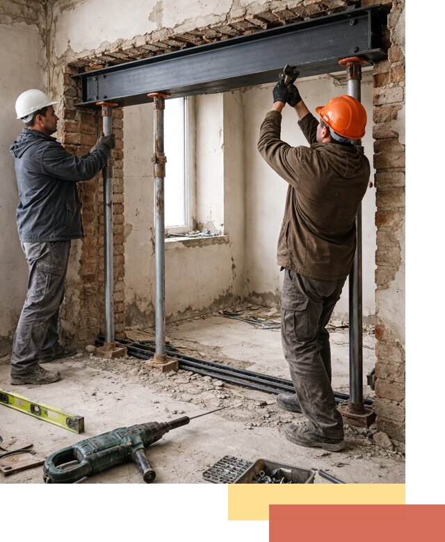 Усиление проема в стене в Саяногорске для расширения и безопасности