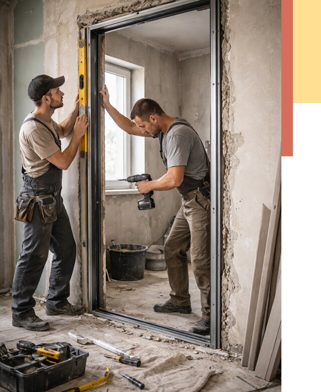 Закладка дверного проема в Саяногорске от 3585 руб. — быстро и недорого | ОТДЕЛОЧНИК-Снг