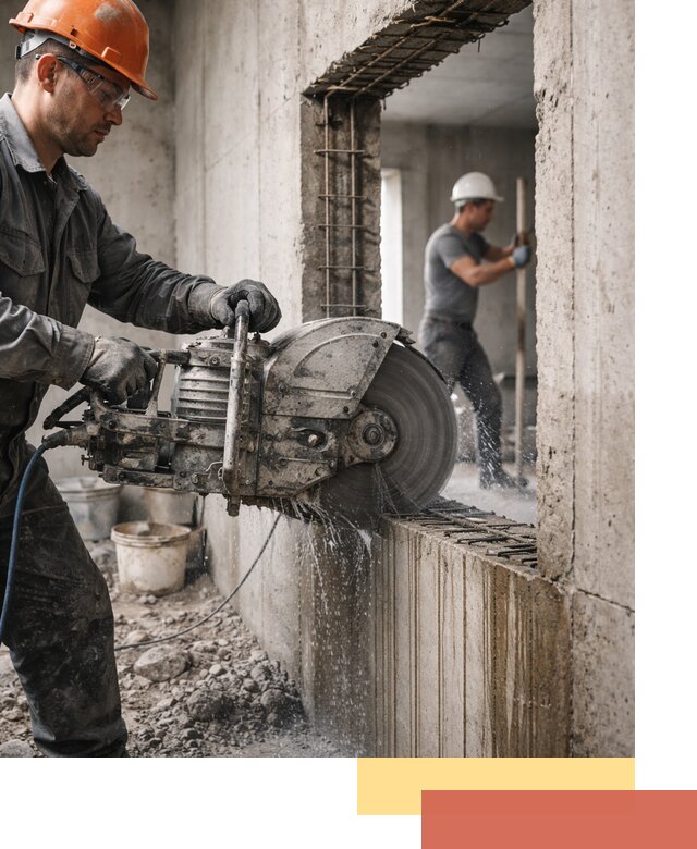 Алмазная резка проемов в Саяногорске быстро и точно