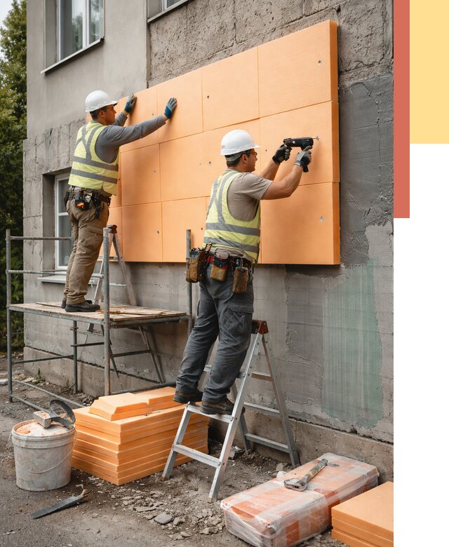 Утепление стен пеноплексом в Саяногорске от 1895 руб./м2 — быстро и недорого | ОТДЕЛОЧНИК-Снг