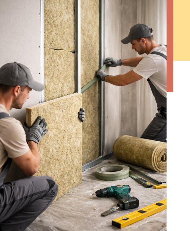 Шумоизоляция стен в Саяногорске под ключ от 1895 руб. | ОТДЕЛОЧНИК-Снг