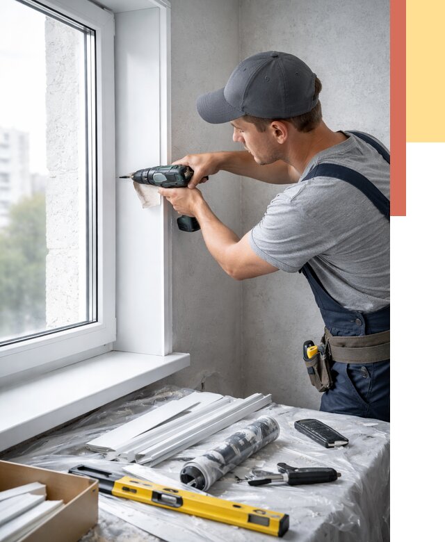 Установка пластиковых откосов в Саяногорске от 2305 руб. | ОТДЕЛОЧНИК-Снг монтаж, быстро и недорого