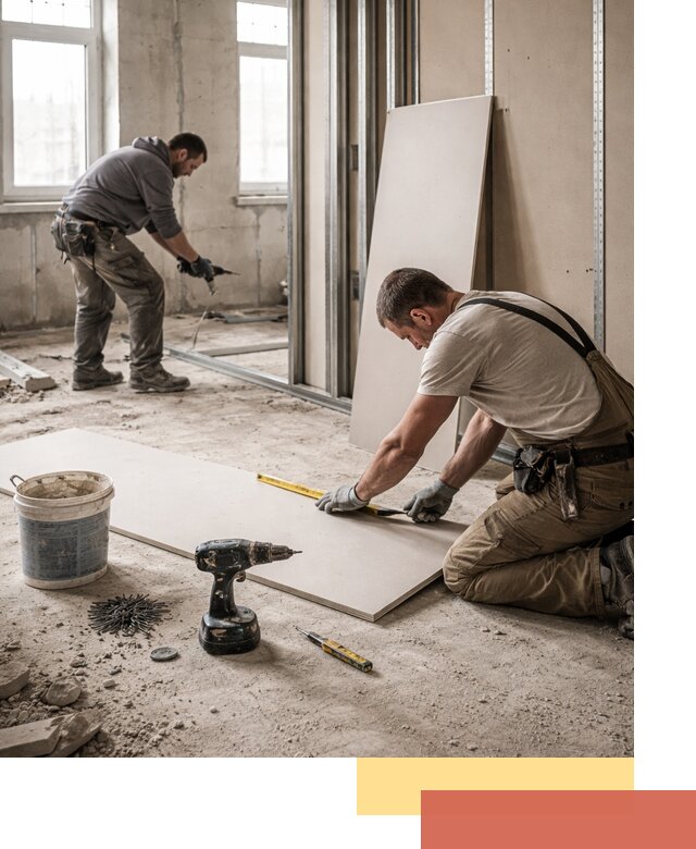 Кладка перегородок из ПГП под ключ в Саяногорске