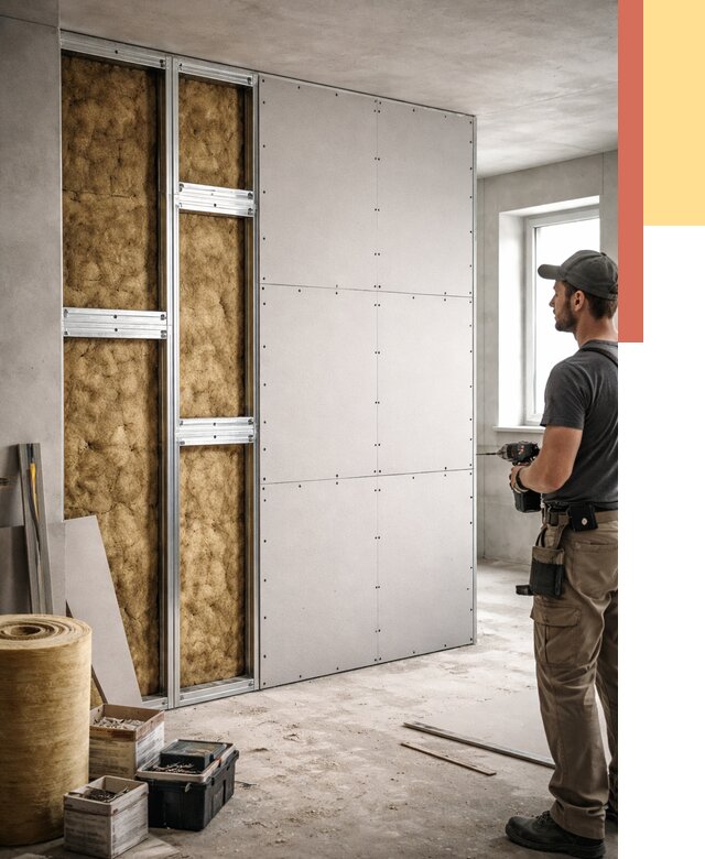 Усиленная перегородка под навеску в Саяногорске от 13111 руб. — монтаж под ключ | ОТДЕЛОЧНИК-Снг