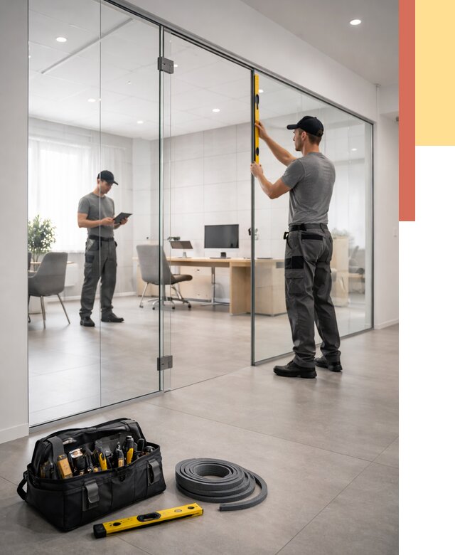 Цельностеклянные перегородки под ключ в Саяногорске от 9731 руб. — монтаж и цены | ОТДЕЛОЧНИК-Снг