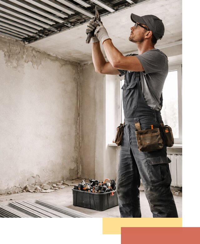 Демонтаж реечного потолка в Саяногорске быстро и аккуратно