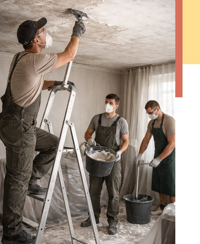 Удаление побелки с потолка в Саяногорске от 2561 руб. быстро и недорого | ОТДЕЛОЧНИК-Снг