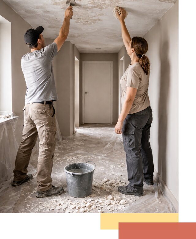 Удаление побелки с потолка в Саяногорске — быстро и аккуратно