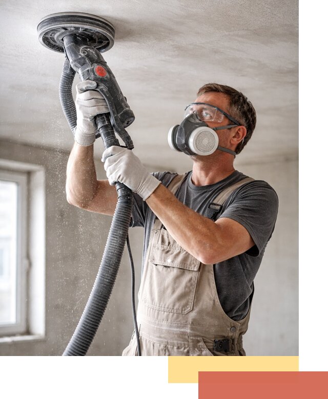 Шлифовка потолка в Саяногорске — качественная подготовка под отделку