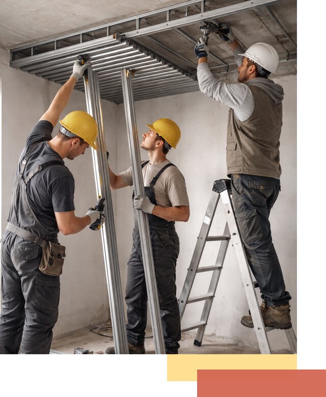 Монтаж реечного потолка под ключ в Саяногорске