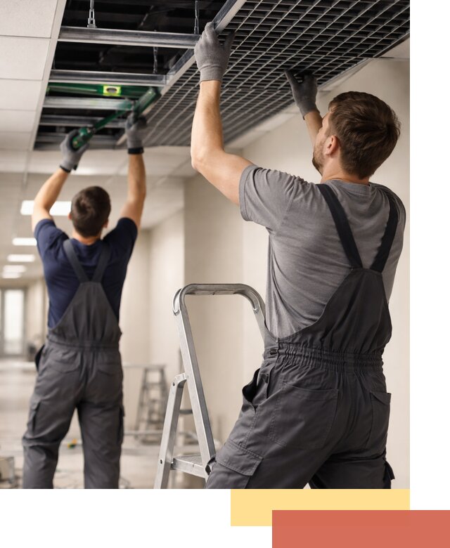 Монтаж потолка Грильято в Саяногорске: установка под ключ качественно