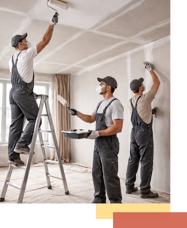 Покраска потолка из гипсокартона в Саяногорске качественно и недорого