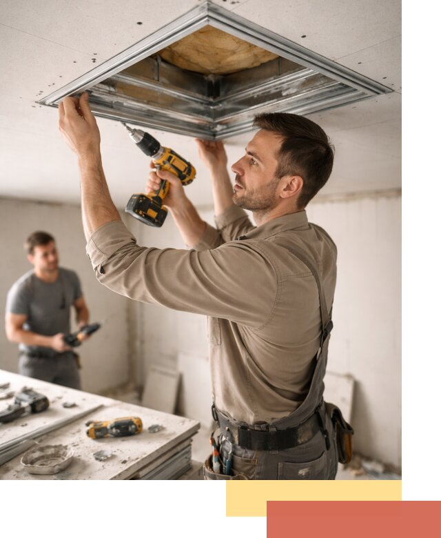 Монтаж люка в потолок из ГКЛ в Саяногорске