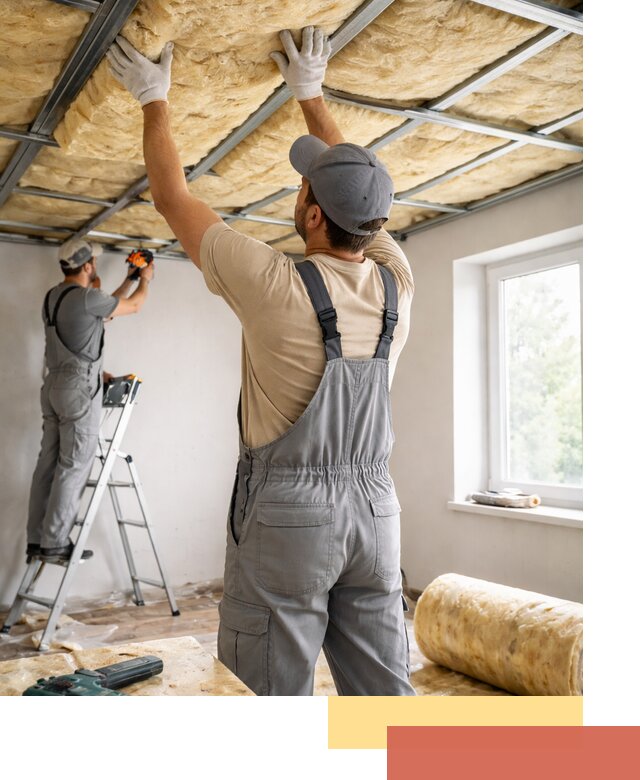 Утепление потолка под ключ в Саяногорске качественно и быстро