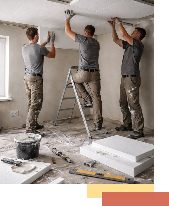 Утепление потолка пенопластом в Саяногорске быстро и качественно